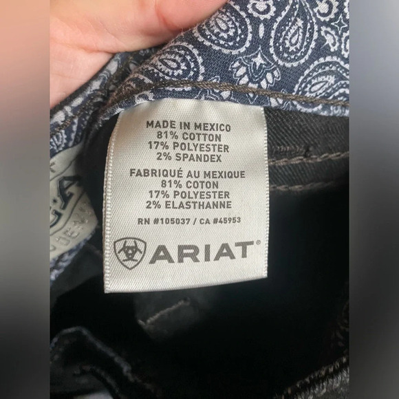 Ariat Women's Black Boot Cut Jeans - Picture 5 of 7